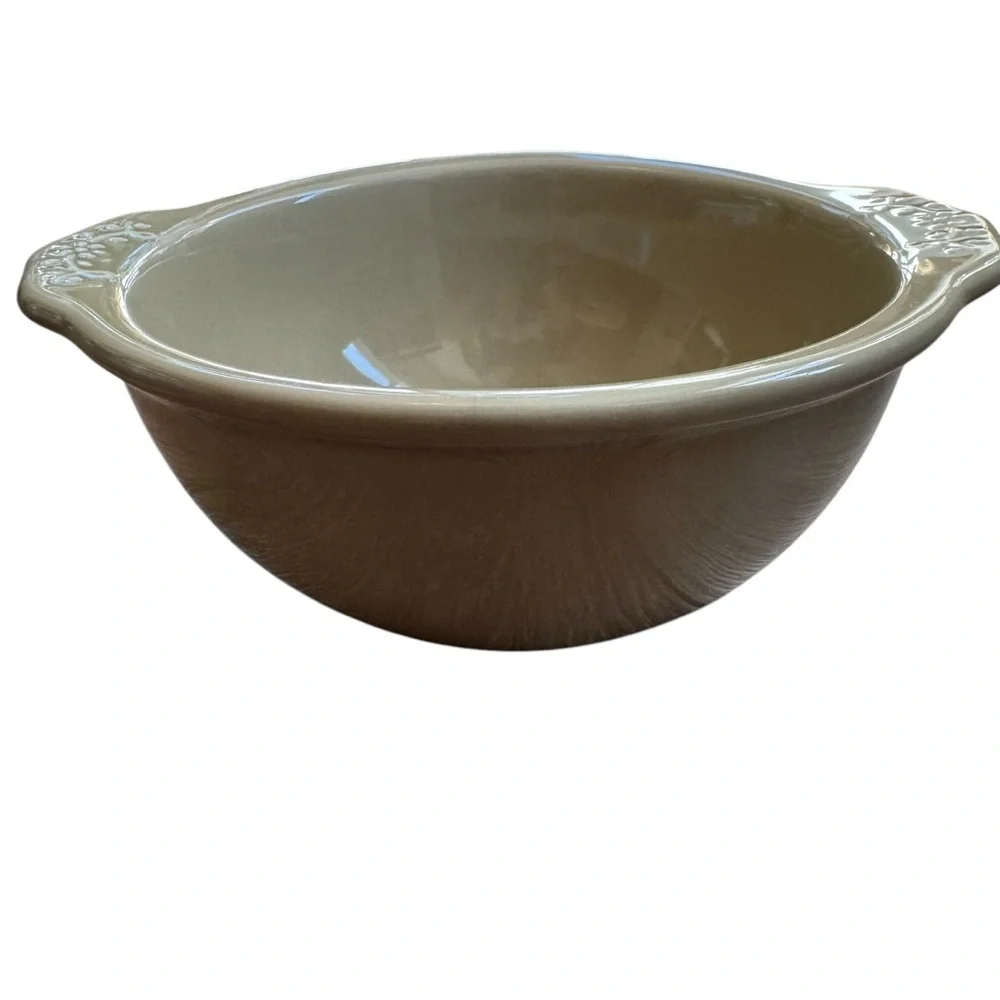 Vintage April Cornell for Silvestri Soup Cereal Mixing Bowl Beige